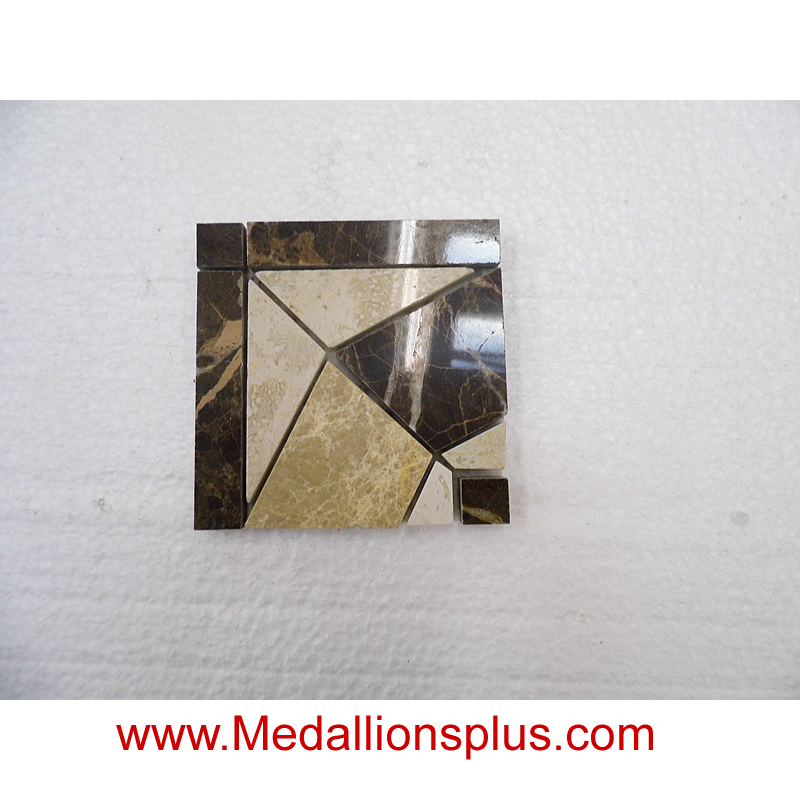 Granite and Marble II Polished Corner- Tile Border 4" x 12"